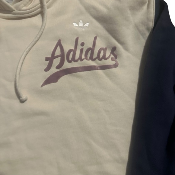 Adidas Originals Y2K Retro Streetwear Softboy Hoodie Women’s Cropped With Logo-S - Picture 4 of 8